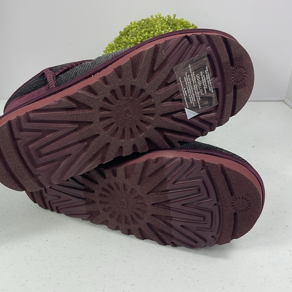 UGG Women's Classic Ultra Mini Mirror Ball Boots Size 6 Color Wild Grape NIB - Picture 6 of 13